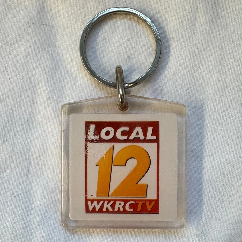 Vintage acrylic keychain